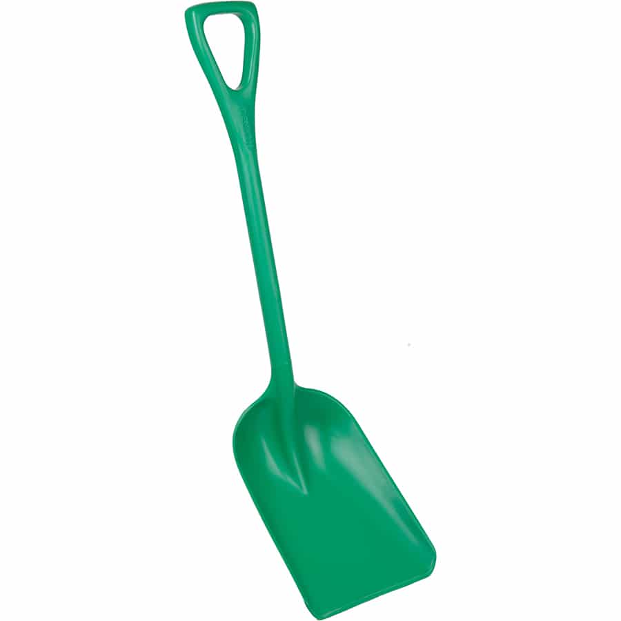 11 Inch blade autoclave shovel green