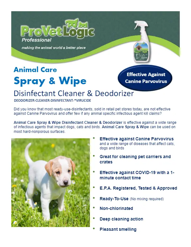 Animal Care Spray & Wipe