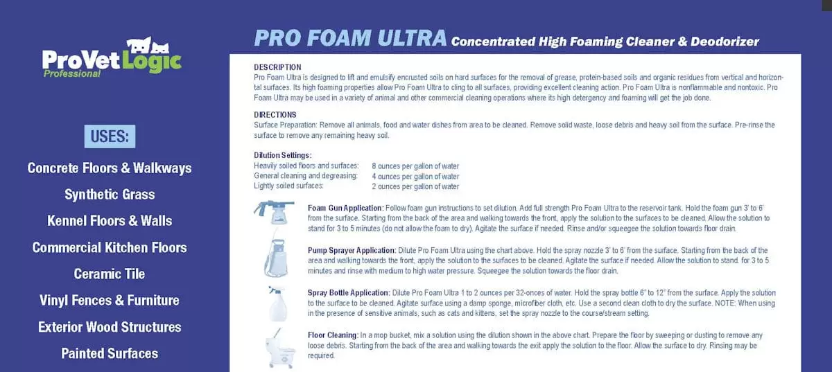 V16 Pro Foam Instructions
