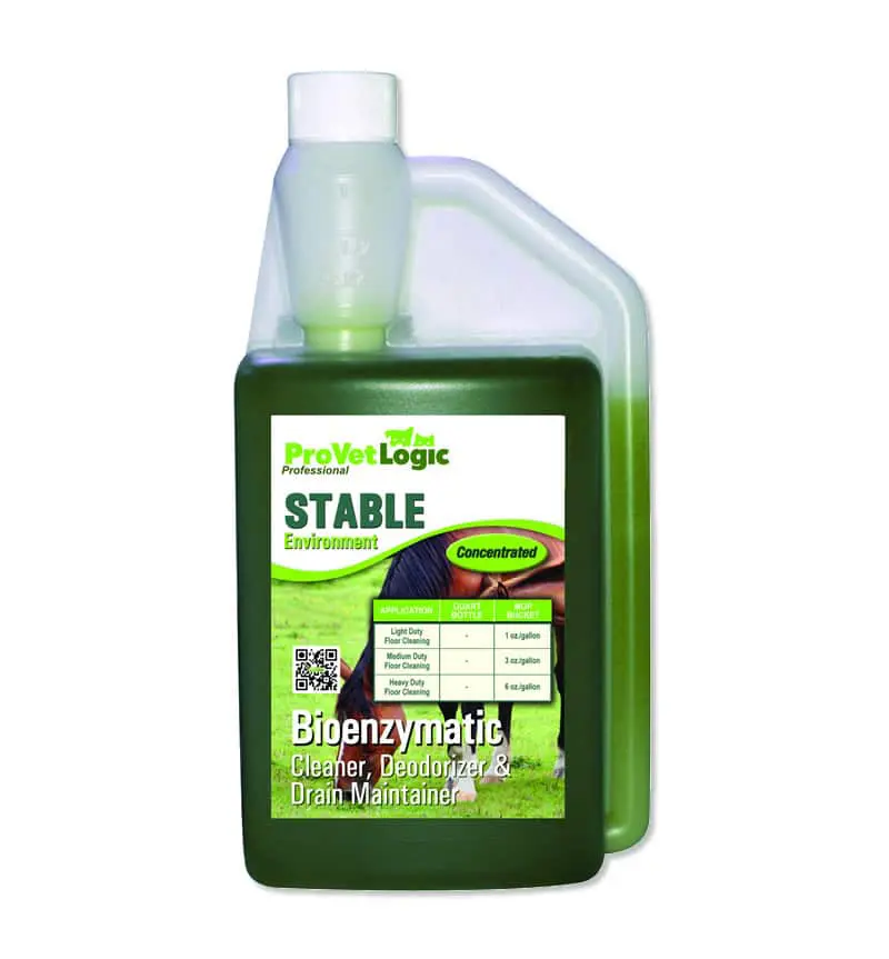 STABLE Cleaner Bioenzymatic stable cleaner, deodorizer & drain Maintainer 32-Ounce  Precision Pour Bottle