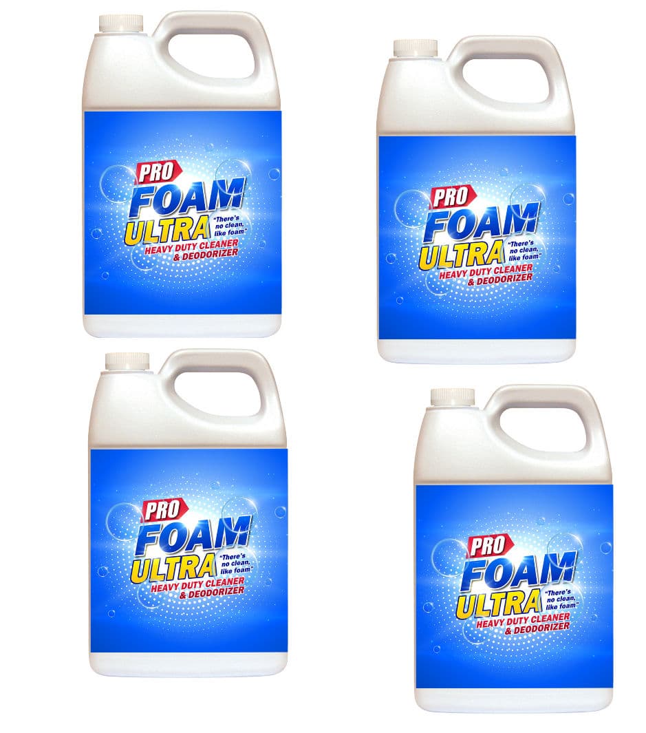 Pro Foam 4 Pack Cleaner Degreaser