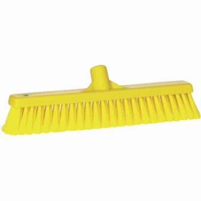 Broom, Push, Soft Bristle Yellow