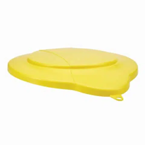Pail Lid With Clip for Securing Lid Yellow