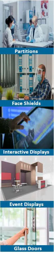 Plexiglass Face Shields