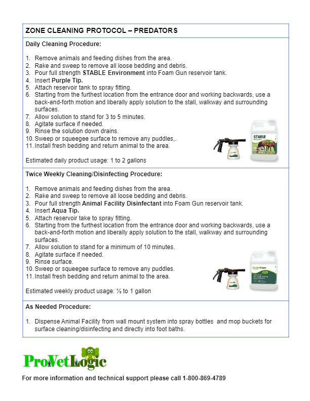 Zone Cleaning Protocol Predators pdf image